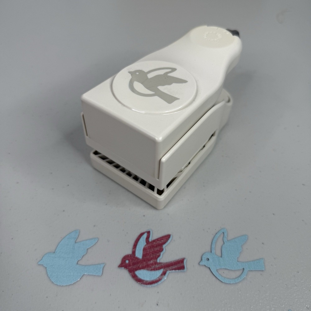 Martha‎ Stewart Bird Layering Paper Punch 3 Designs Card Craft Scrapbooking
